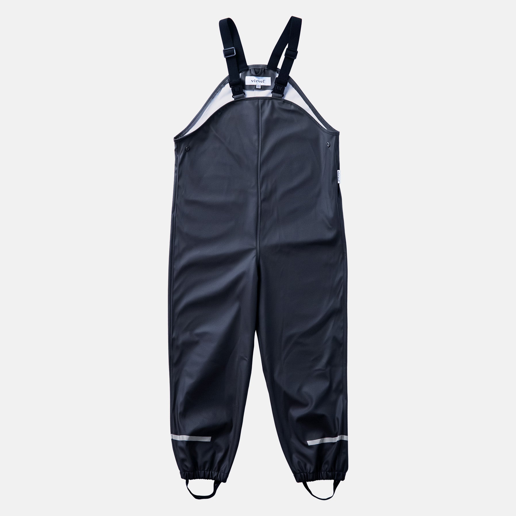 Unlined rain pants, Black, Product image, Front