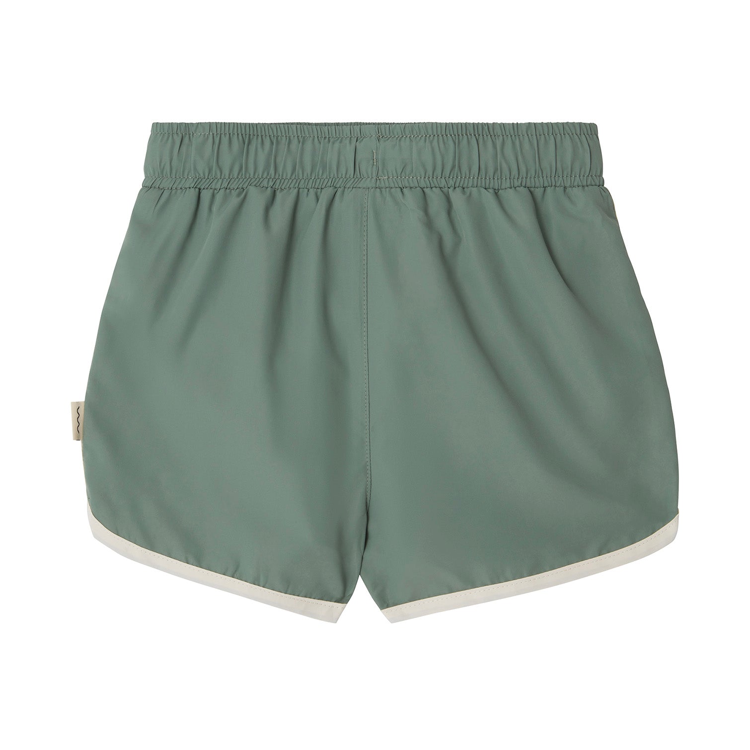 Swim Shorts, Green, Back