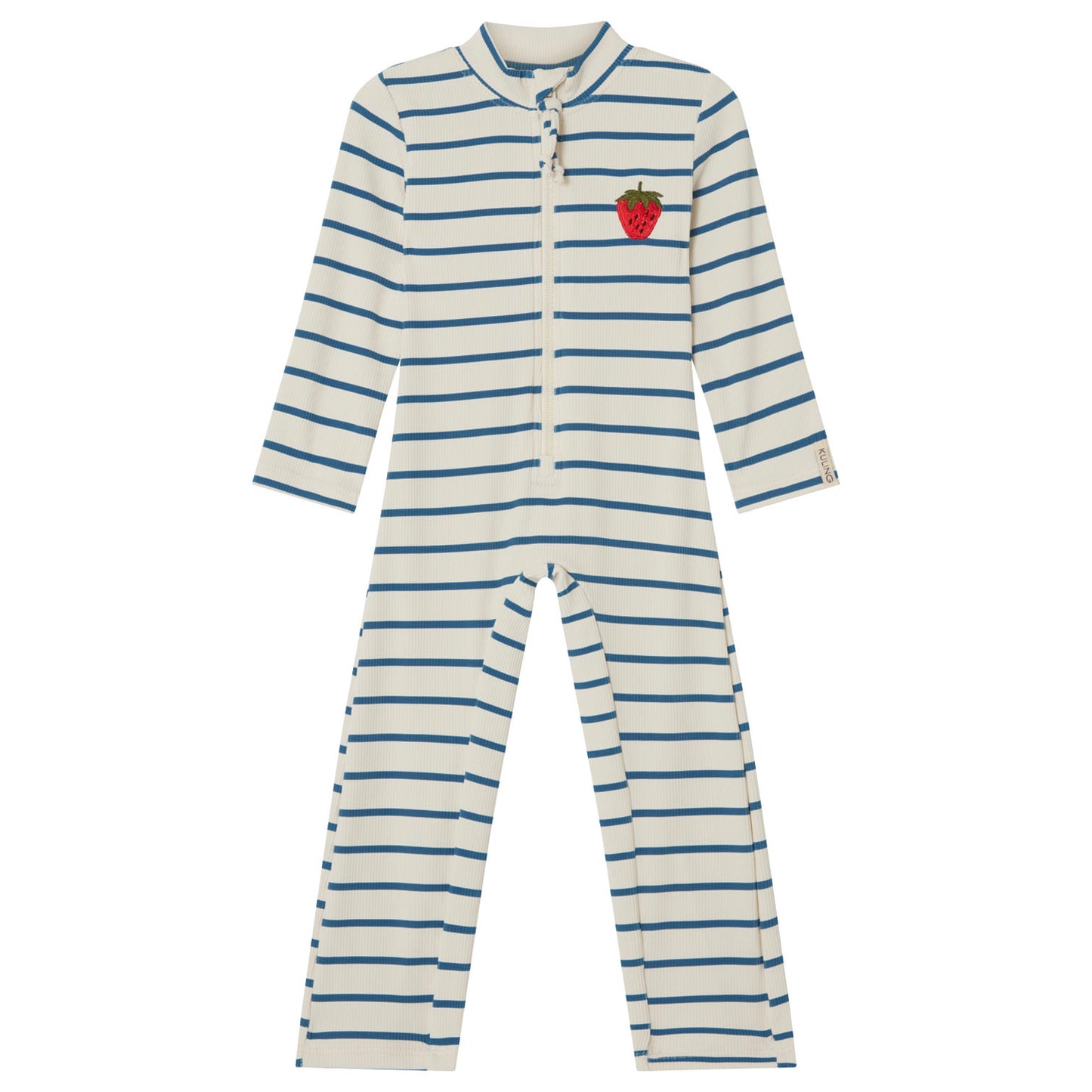 UV Suit, Blue Stripe, Front