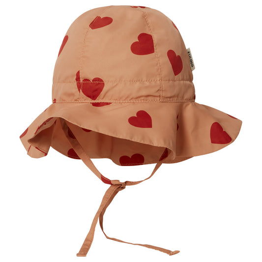 UV Sun Hat, Hearts, Front